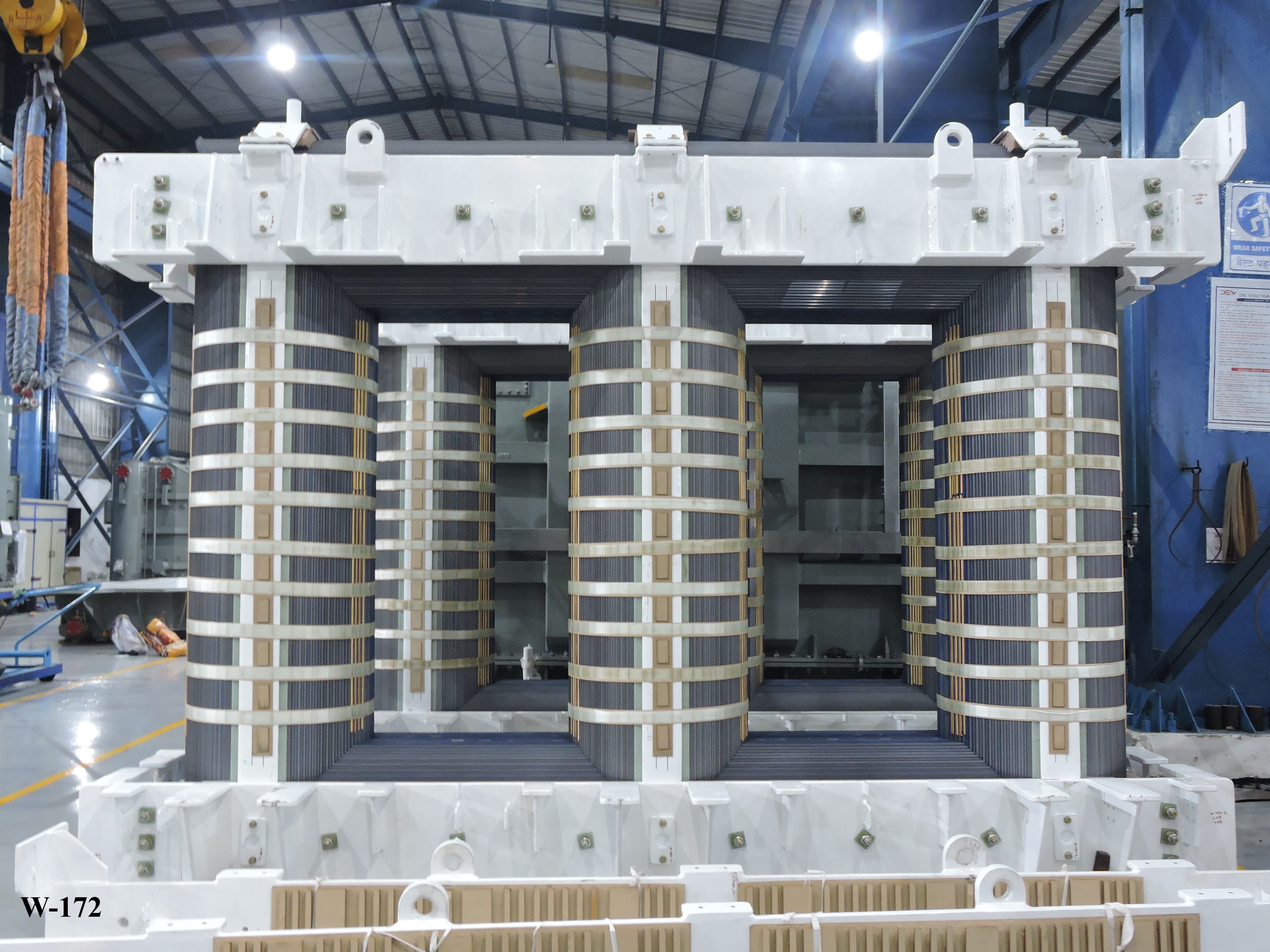 DeVoltrans manufacturing facility — transformer production floor