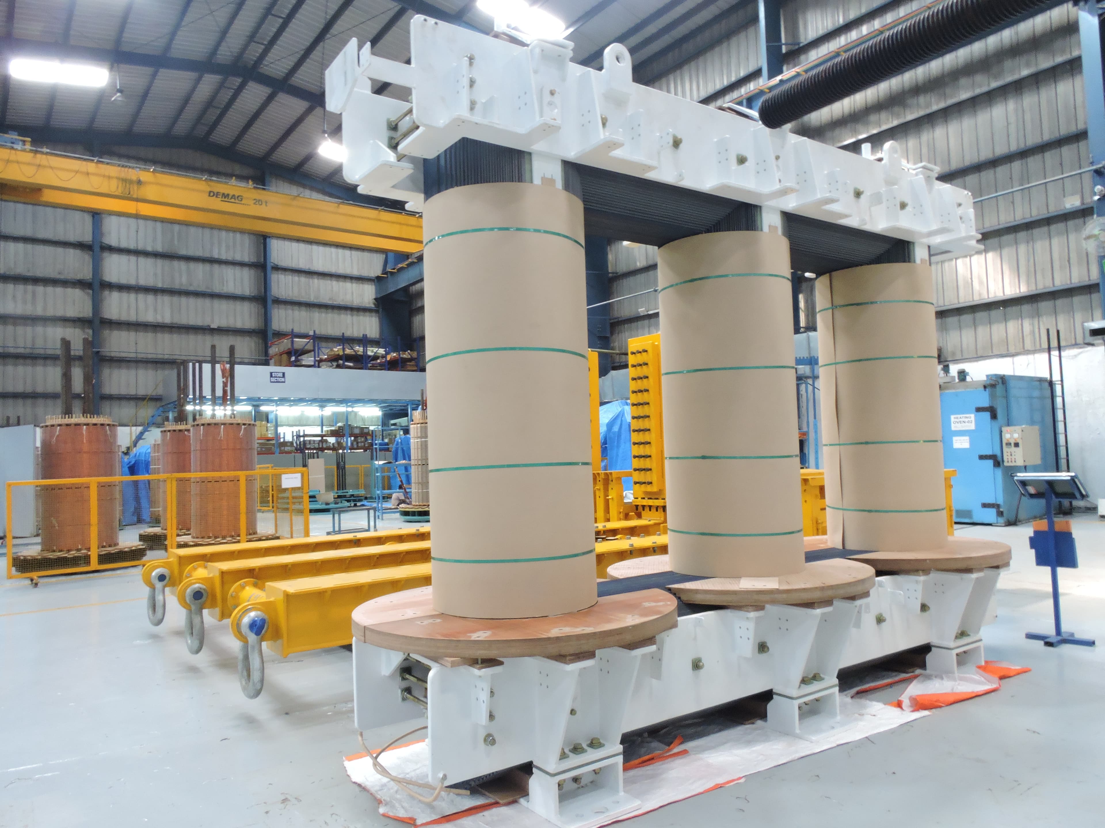 DeVoltrans core building station — precision assembly