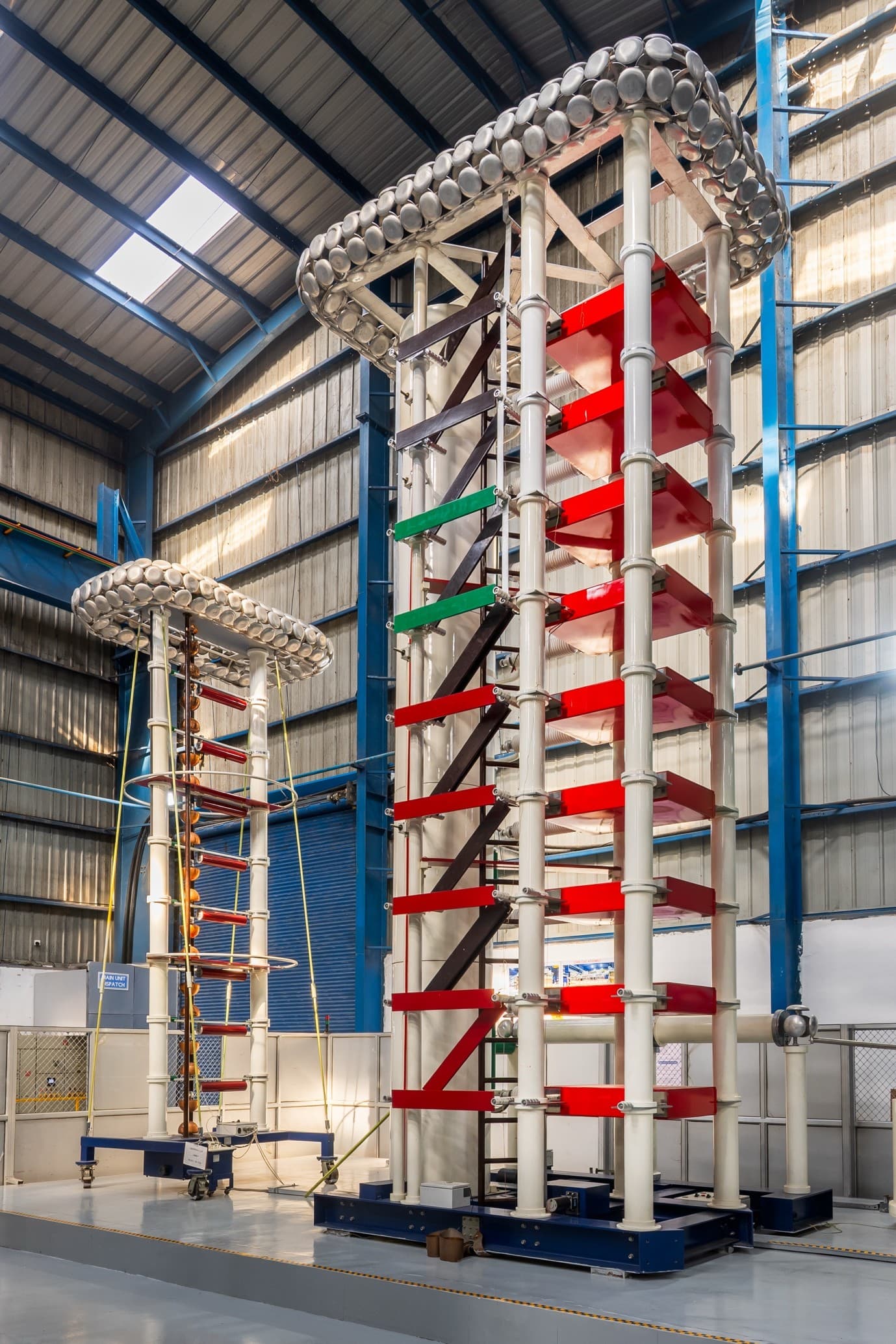 DeVoltrans NABL-accredited test laboratory — impulse voltage testing equipment